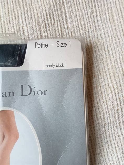 dior tights black